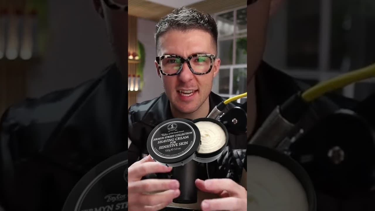 Video thumbnail about shaving cream for sensitive skin